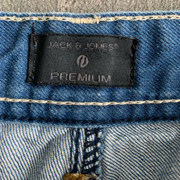 3 For $20 JACK & JONES Rick Original Premium Denim Shorts - Picture 5 of 6